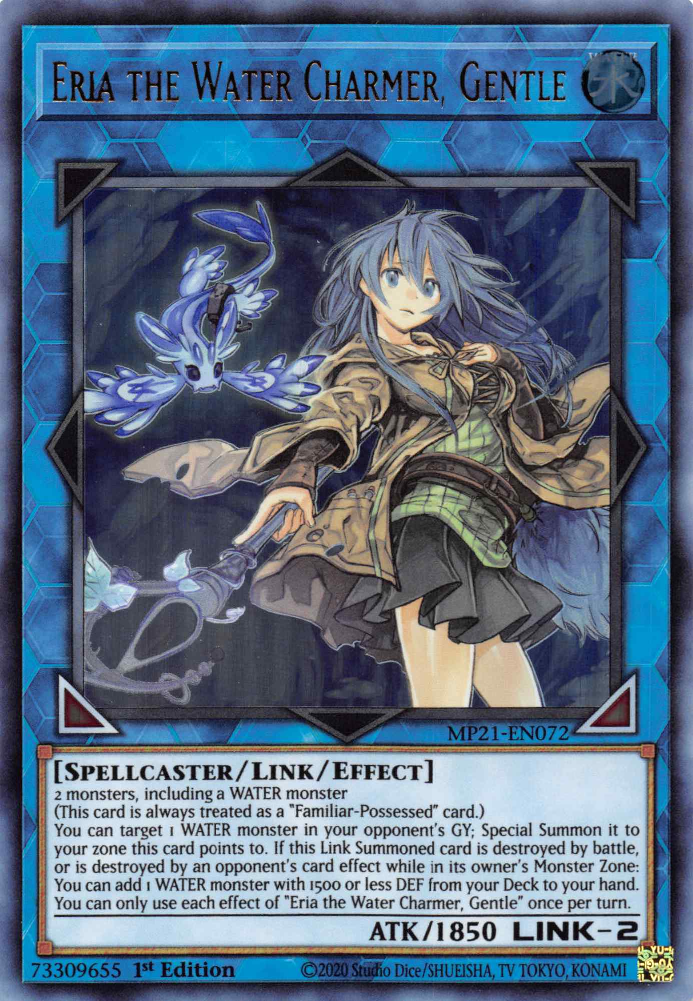 Eria the Water Charmer, Gentle [MP21-EN072] Ultra Rare | Chromatic Games