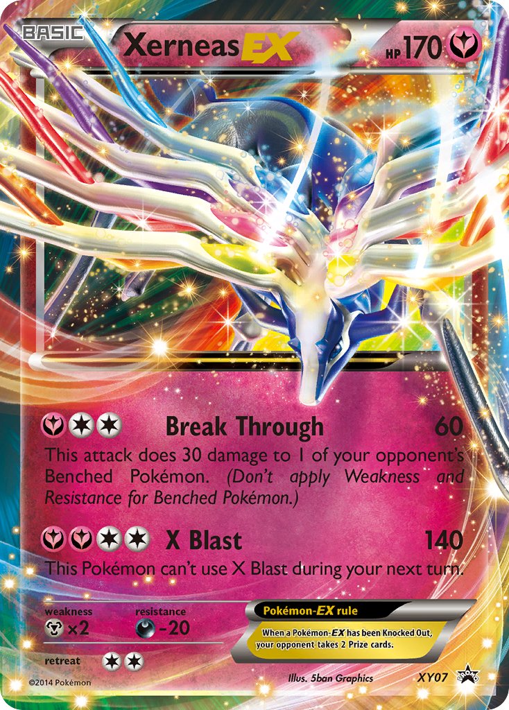 Xerneas EX (XY07) [XY: Black Star Promos] | Chromatic Games