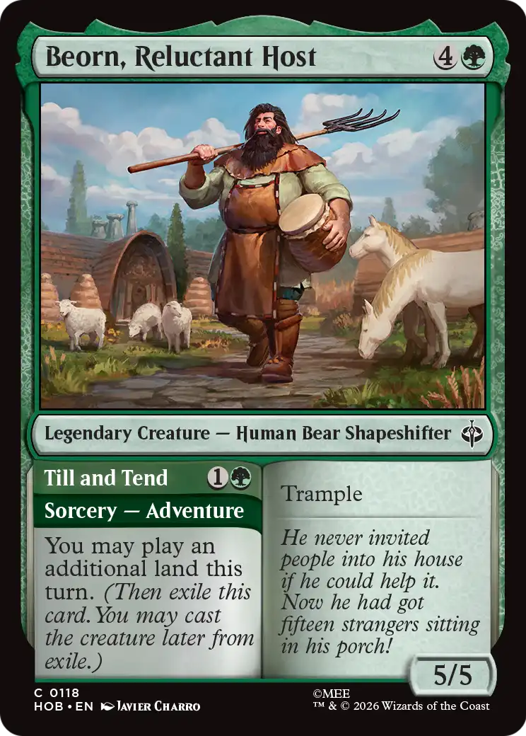 Beorn, Reluctant Host [The Hobbit] | Chromatic Games