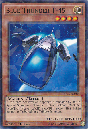 Blue Thunder T-45 [BP03-EN039] Shatterfoil Rare | Chromatic Games