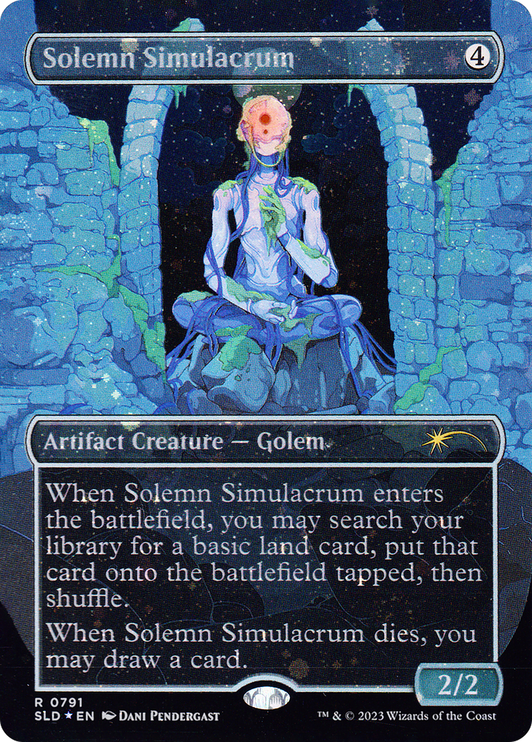 Solemn Simulacrum (1725) (Rainbow Foil) [Secret Lair Drop Series] | Chromatic Games