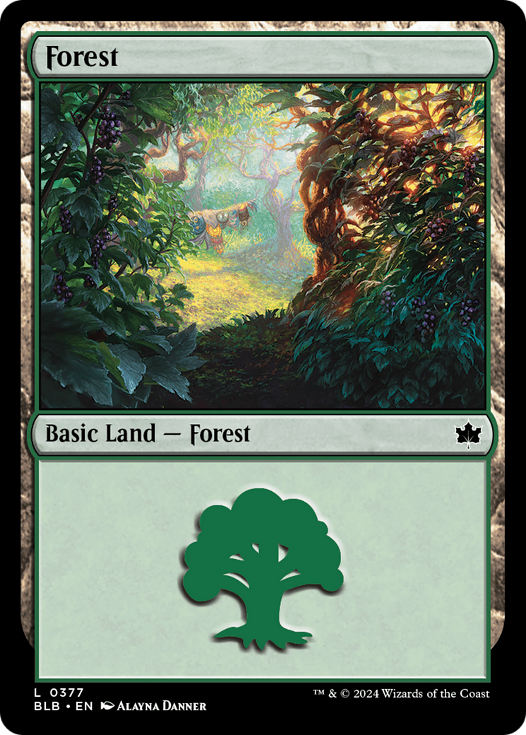 Forest (0377) [Bloomburrow] | Chromatic Games