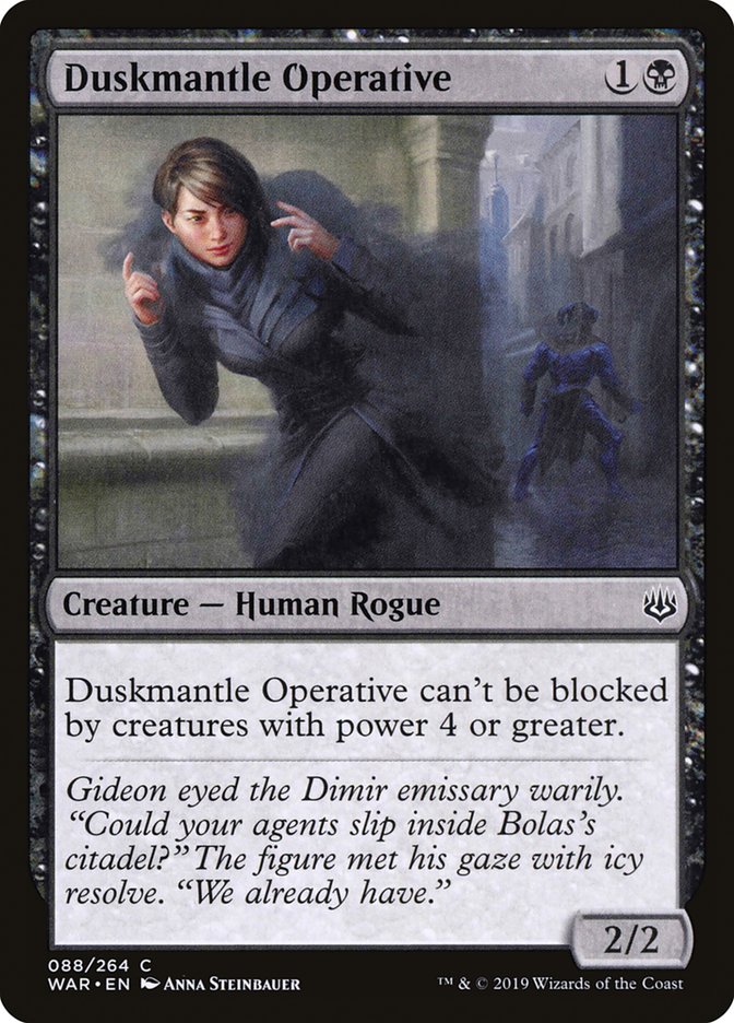 Duskmantle Operative 88/264 (War of the Spark)  | Chromatic Games