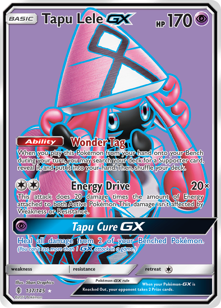 Tapu Lele GX (137/145) [Sun & Moon: Guardians Rising] | Chromatic Games