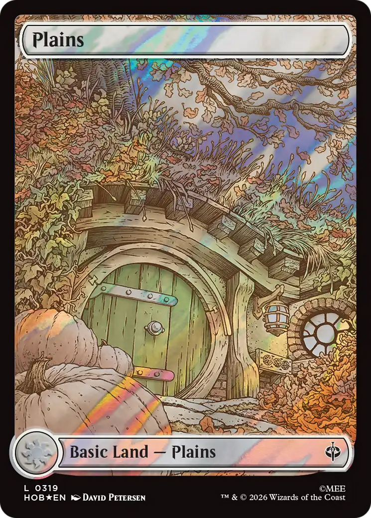 Plains (0319) (Surge Foil) [The Hobbit] | Chromatic Games