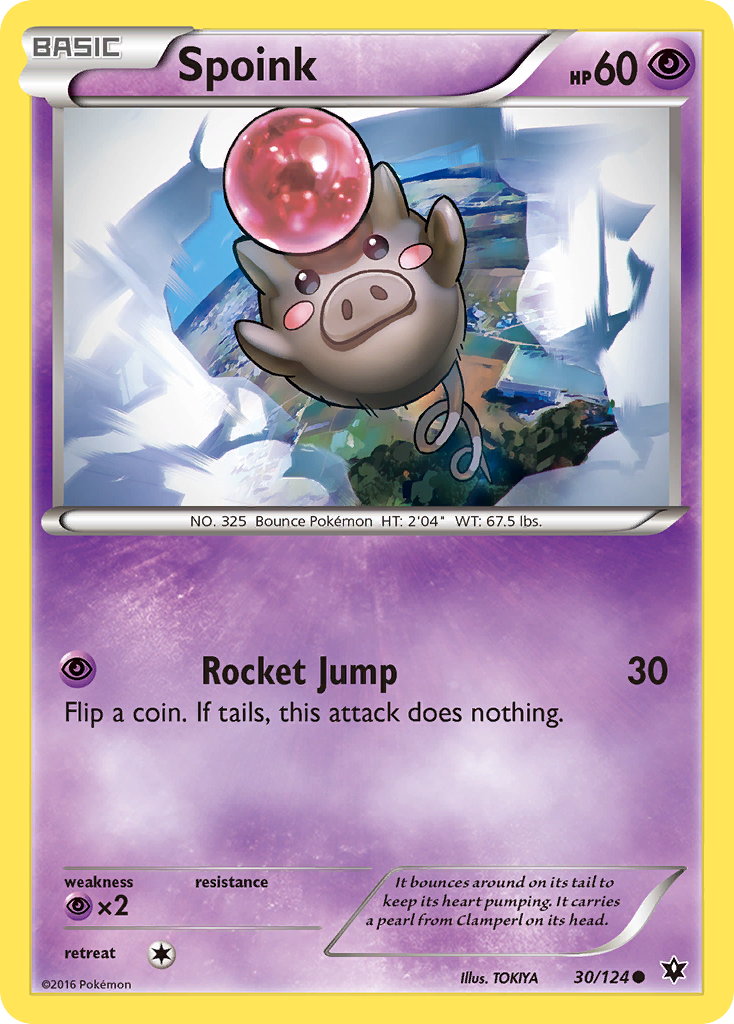 Spoink (30/124) [XY: Fates Collide] | Chromatic Games