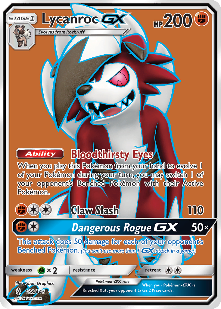 Lycanroc GX (138/145) [Sun & Moon: Guardians Rising] | Chromatic Games