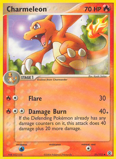 Charmeleon (31/112) [EX: FireRed & LeafGreen] | Chromatic Games