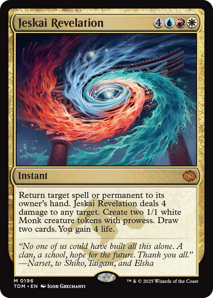Jeskai Revelation [Tarkir: Dragonstorm] | Chromatic Games