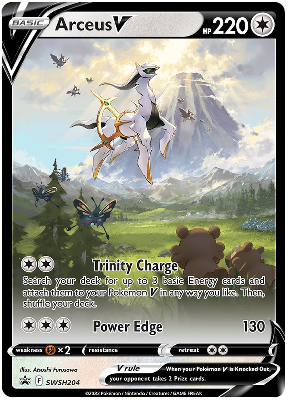 Arceus V (SWSH204) [Sword & Shield: Black Star Promos] | Chromatic Games