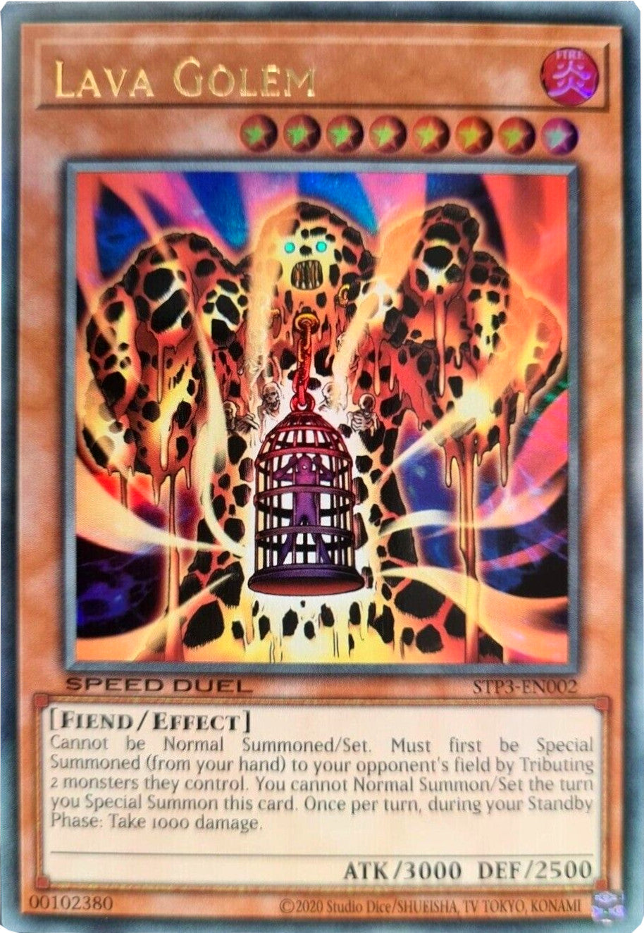 Lava Golem [STP3-EN002] Ultra Rare | Chromatic Games