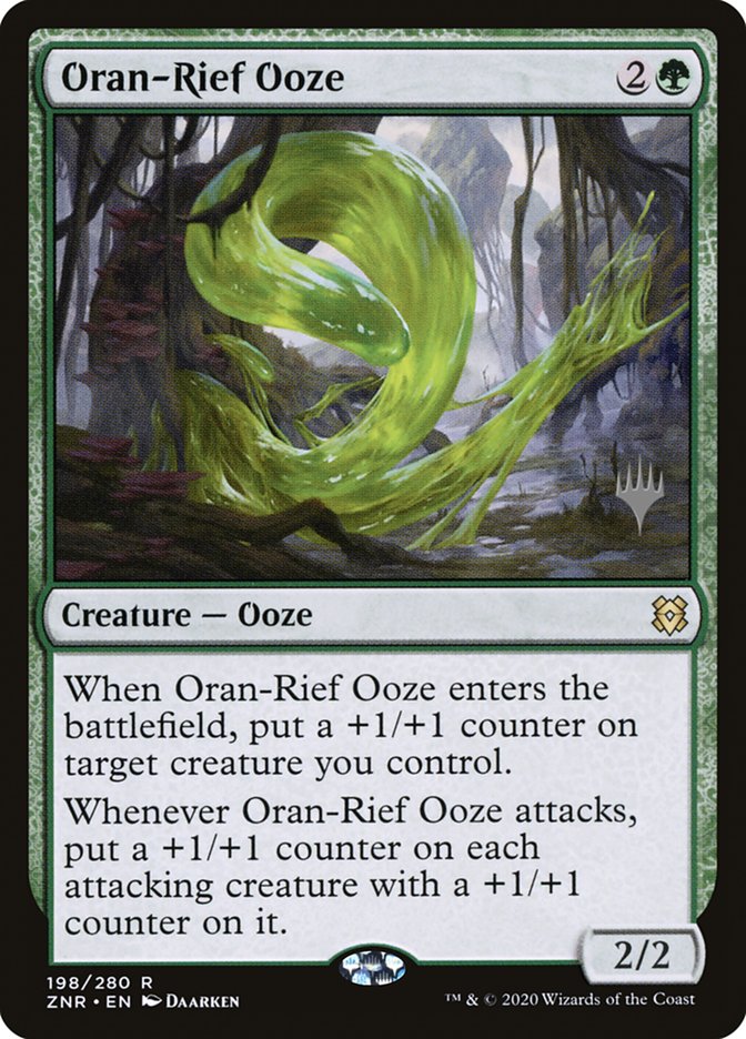 Oran-Rief Ooze (Promo Pack) [Zendikar Rising Promos] | Chromatic Games