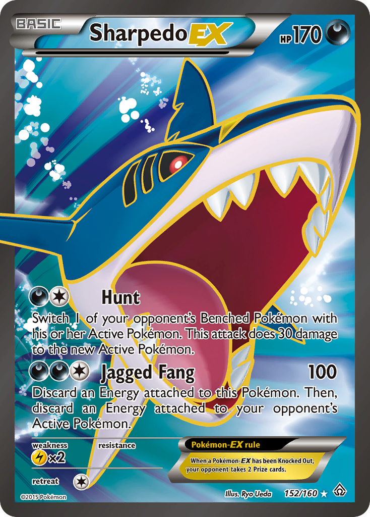 Sharpedo EX (152/160) [XY: Primal Clash] | Chromatic Games