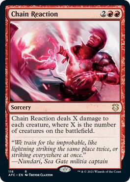 Chain Reaction 116/62 (Commander: Adventures in the Forgotten Realms)  | Chromatic Games