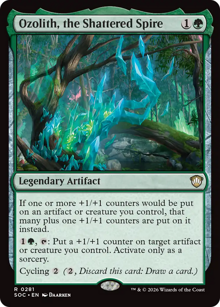 Ozolith, the Shattered Spire [Secrets of Strixhaven Commander] | Chromatic Games