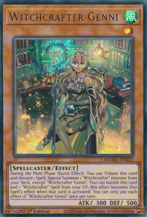 Witchcrafter Genni [MAMA-EN023] Ultra Rare | Chromatic Games