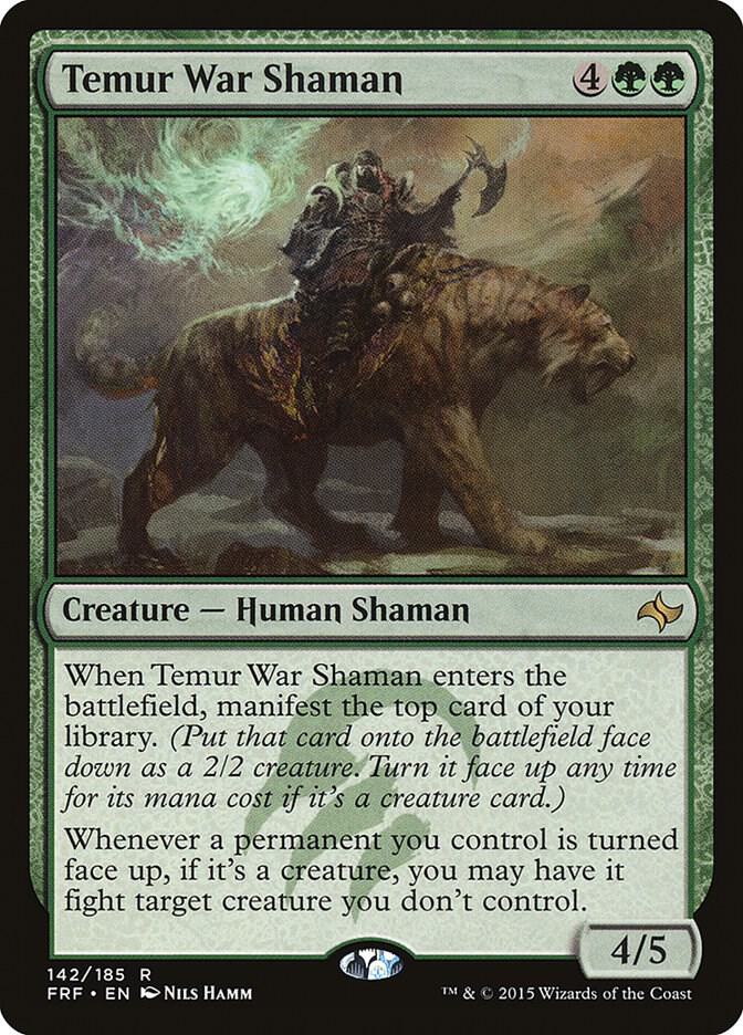 Temur War Shaman 142/185 (Fate Reforged)  | Chromatic Games