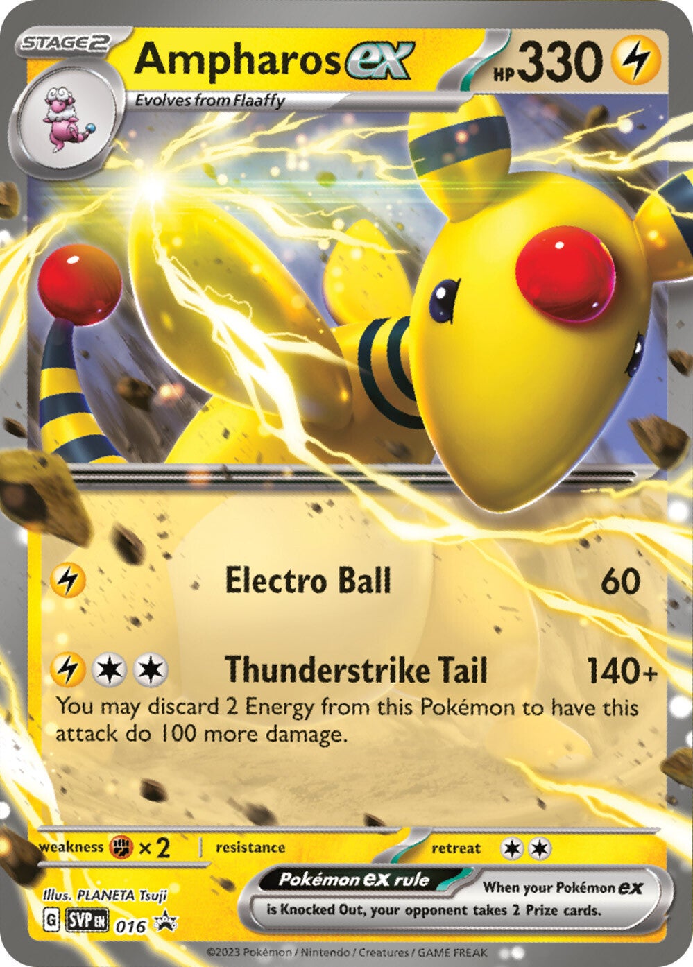 Ampharos ex (016) [Scarlet & Violet: Black Star Promos] | Chromatic Games