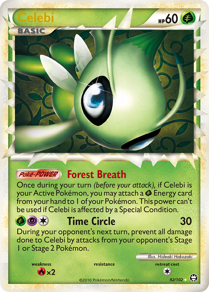 Celebi (92/102) [HeartGold & SoulSilver: Triumphant] | Chromatic Games