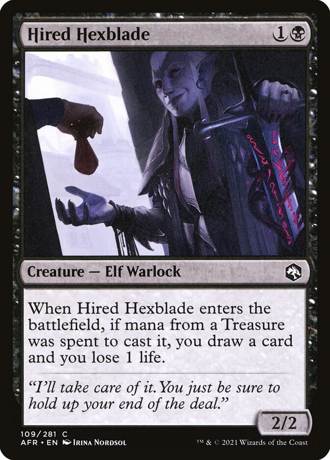 Hired Hexblade 109 (Adventures in the Forgotten Realms)  | Chromatic Games
