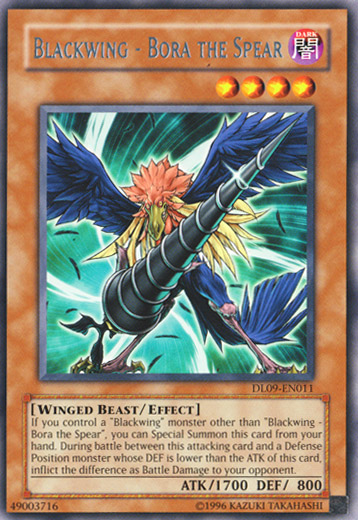Blackwing - Bora the Spear (Silver) [DL09-EN011] Rare | Chromatic Games