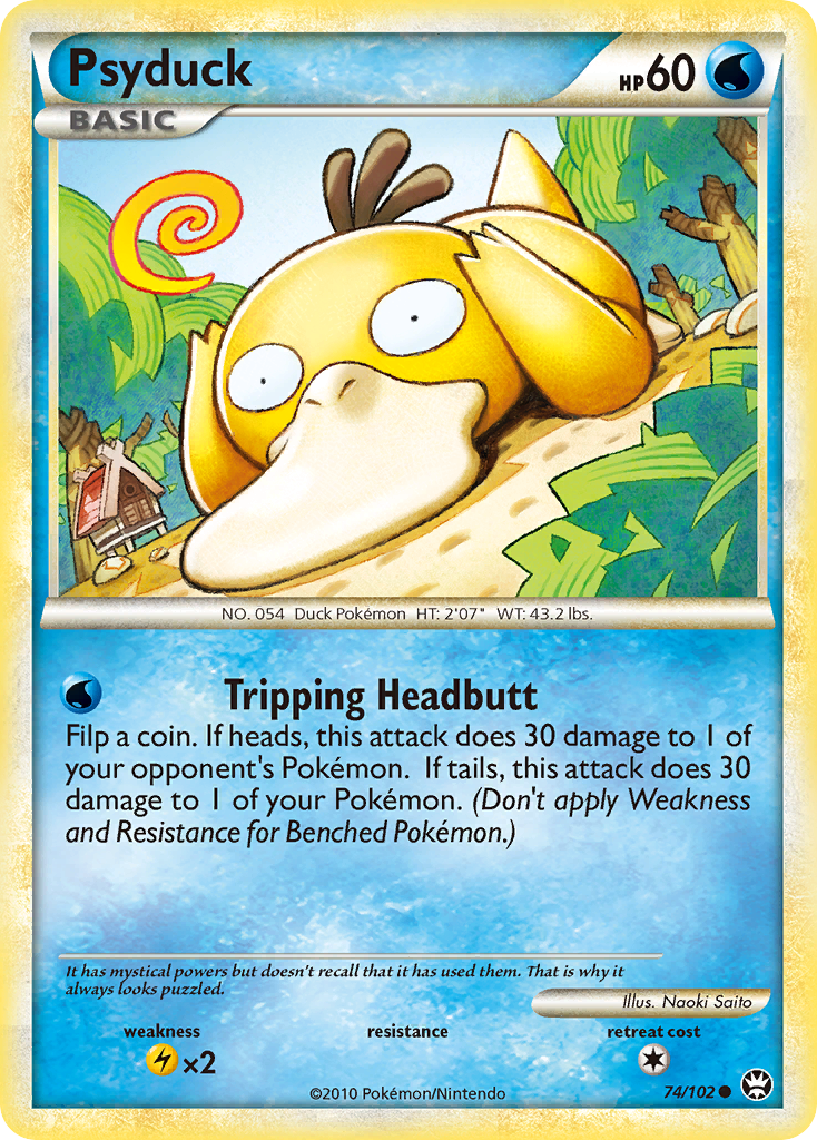 Psyduck (74/102) [HeartGold & SoulSilver: Triumphant] | Chromatic Games