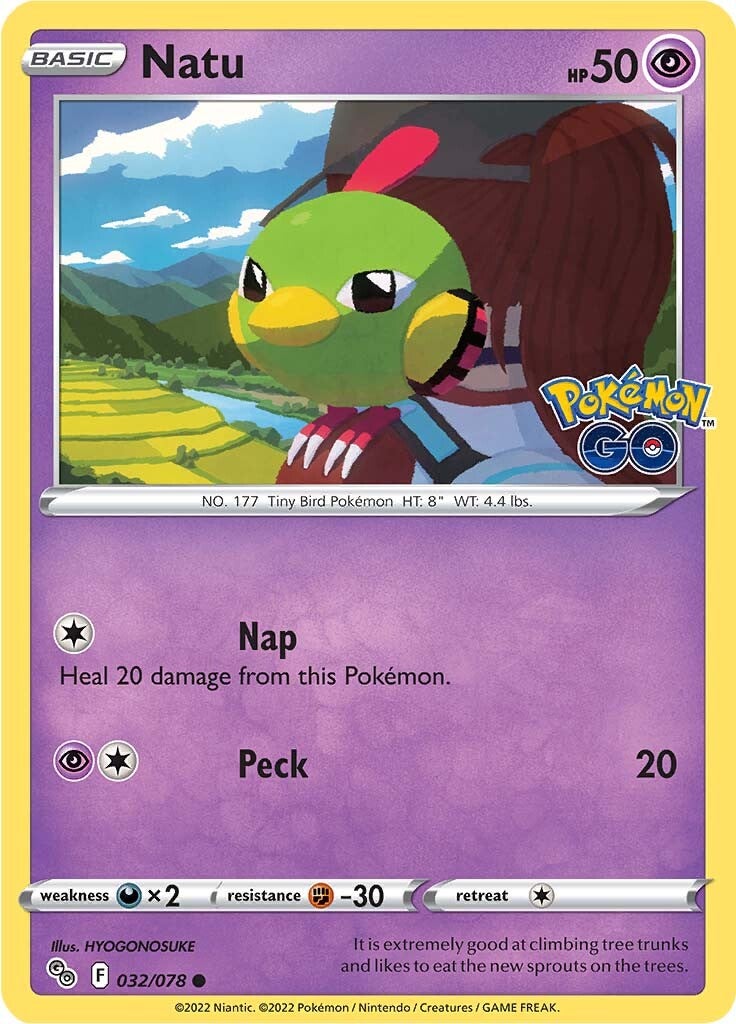 Natu (032/078) [Pokémon GO] | Chromatic Games