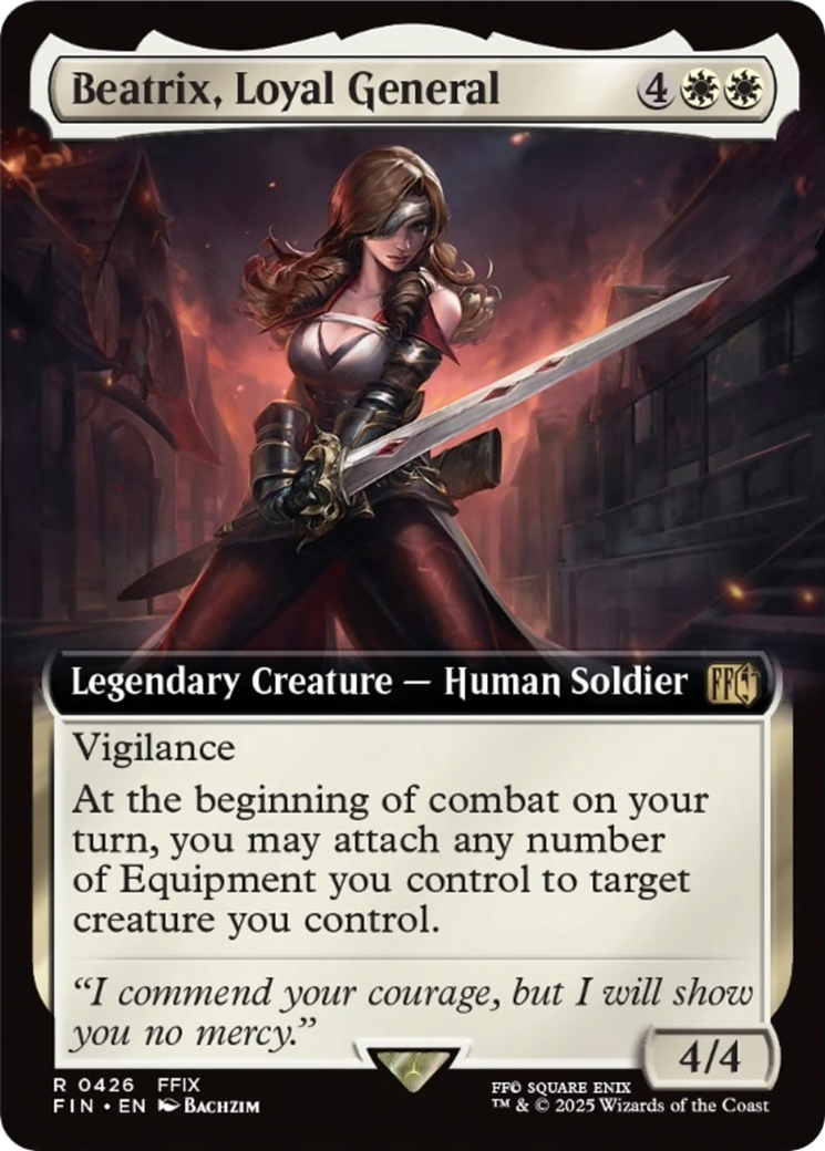 Beatrix, Loyal General (Extended Art) [FINAL FANTASY] | Chromatic Games