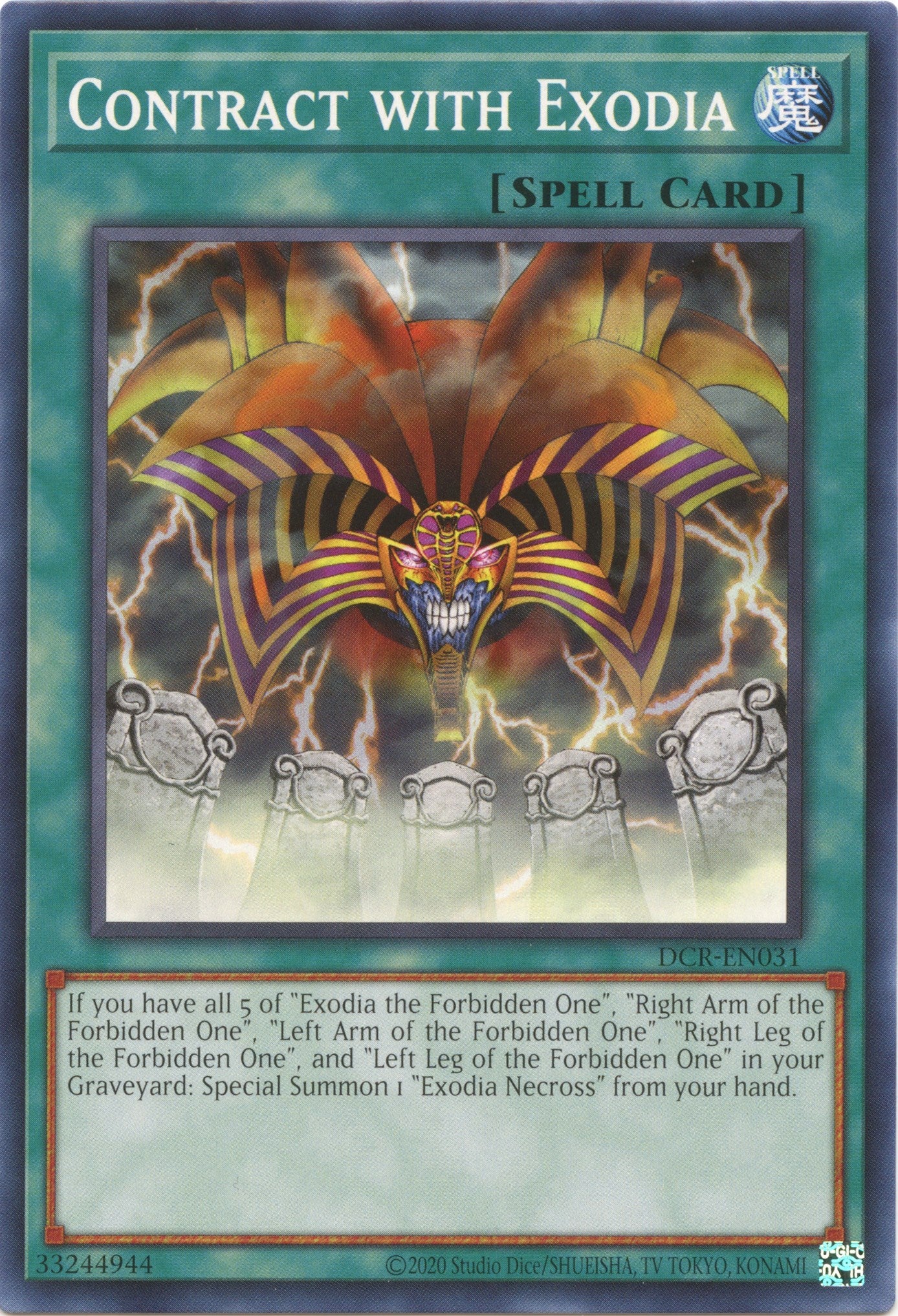 Contract with Exodia (25th Anniversary) [DCR-EN031] Common | Chromatic Games