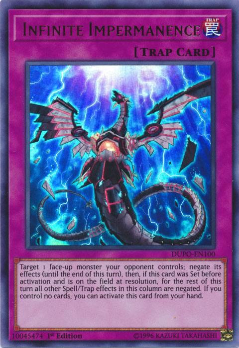 Infinite Impermanence [DUPO-EN100] Ultra Rare | Chromatic Games