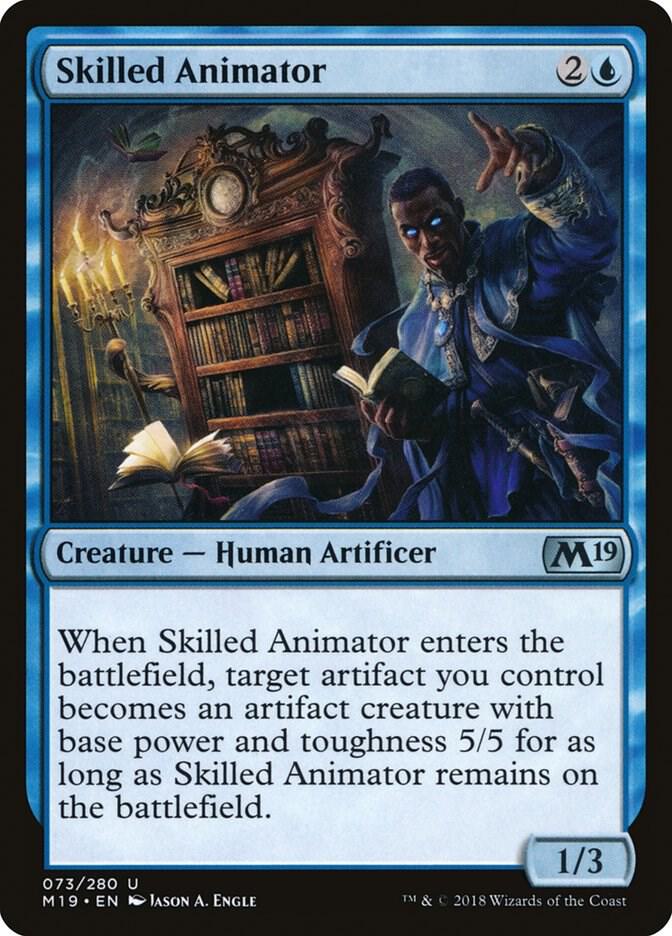 Skilled Animator 73/280 (Core Set 2019)  - Foil | Chromatic Games