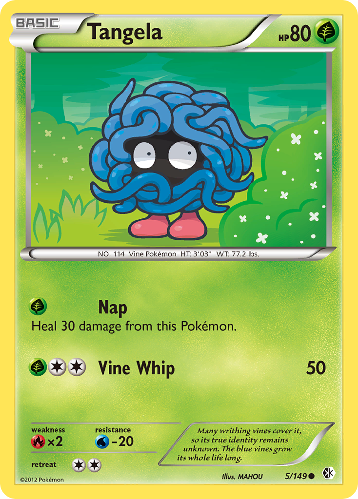 Tangela (5/149) [Black & White: Boundaries Crossed] | Chromatic Games