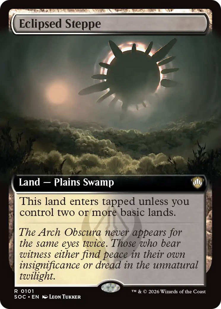 Eclipsed Steppe (Extended Art) [Secrets of Strixhaven Commander] | Chromatic Games