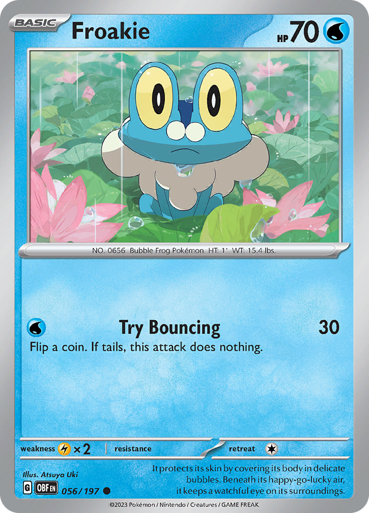 Froakie (056/197) [Scarlet & Violet: Obsidian Flames] | Chromatic Games