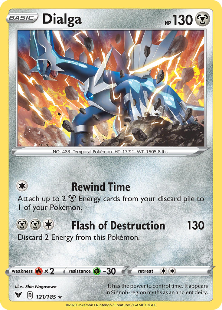 Dialga (121/185) [Sword & Shield: Vivid Voltage] | Chromatic Games