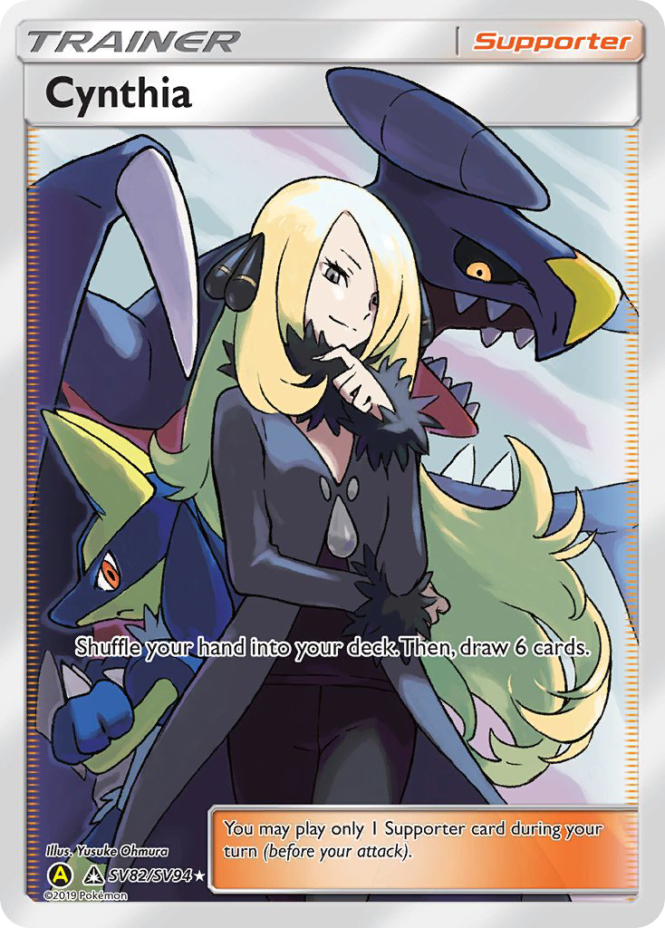 Cynthia (SV82/SV94) [Sun & Moon: Hidden Fates - Shiny Vault] | Chromatic Games