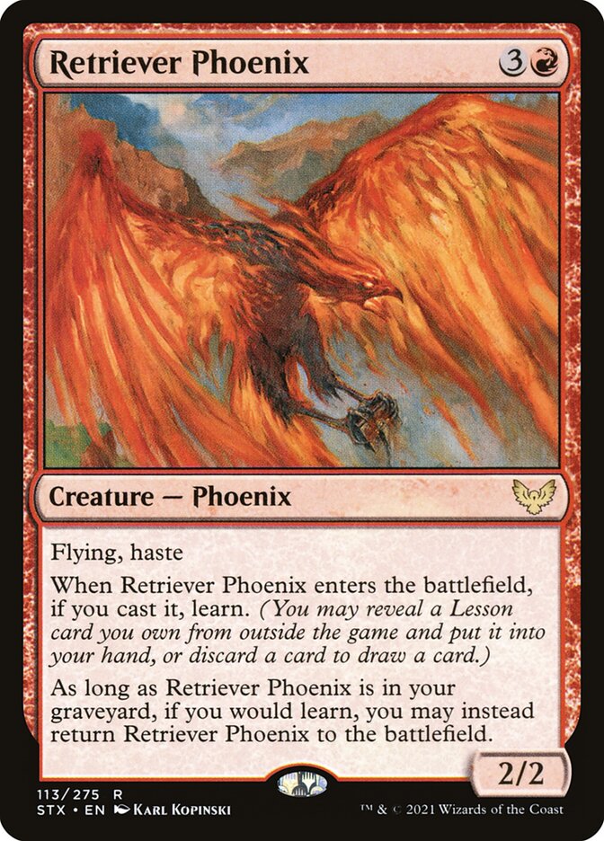 Retriever Phoenix 113 (Strixhaven: School of Mages)  | Chromatic Games