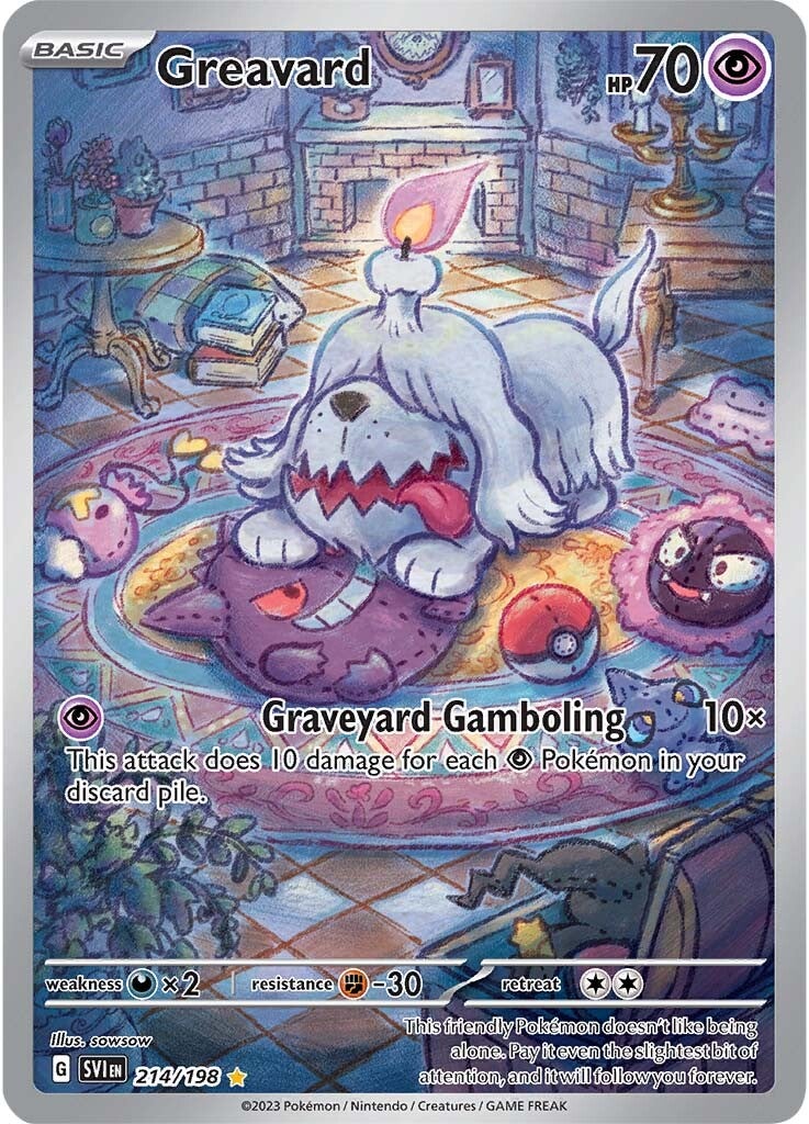 Greavard (214/198) [Scarlet & Violet: Base Set] | Chromatic Games