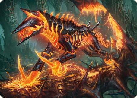 Kuldotha Cackler Art Card [Phyrexia: All Will Be One Art Series] | Chromatic Games