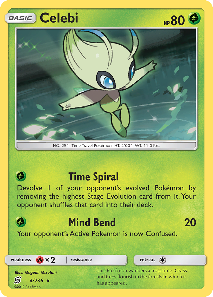 Celebi (4/236) [Sun & Moon: Unified Minds] | Chromatic Games