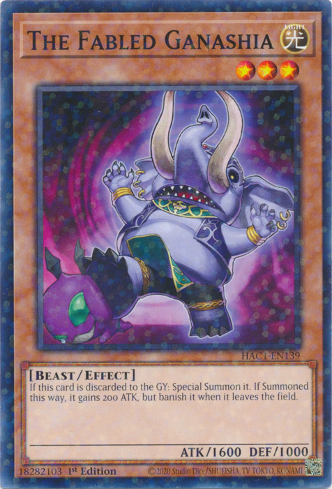 The Fabled Ganashia (Duel Terminal) [HAC1-EN139] Common | Chromatic Games