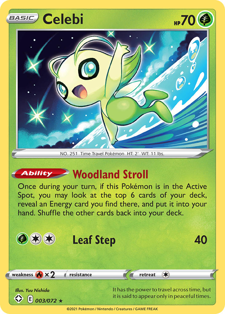 Celebi (003/072) [Sword & Shield: Shining Fates] | Chromatic Games