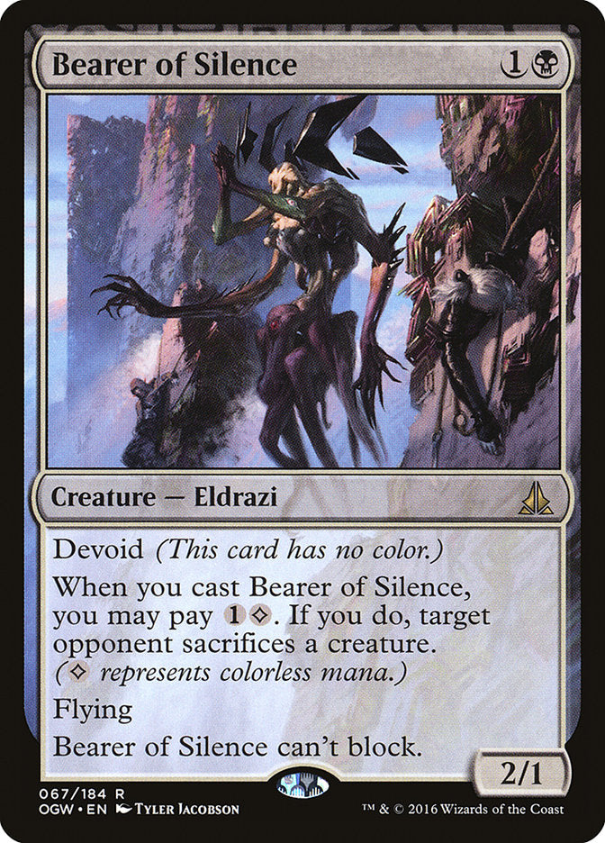 Bearer of Silence 67/184 (Oath of the Gatewatch)  | Chromatic Games