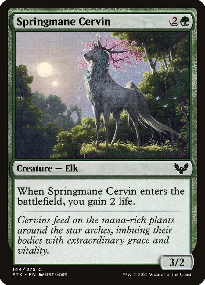 Springmane Cervin 144 (Strixhaven: School of Mages)  | Chromatic Games