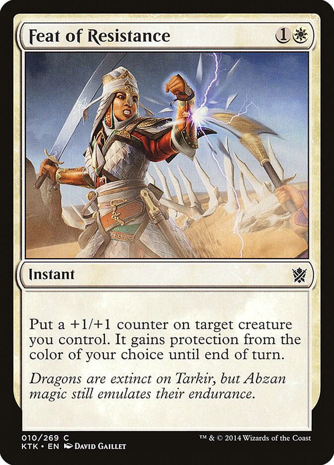 Feat of Resistance 10/269 (Khans of Tarkir)  | Chromatic Games