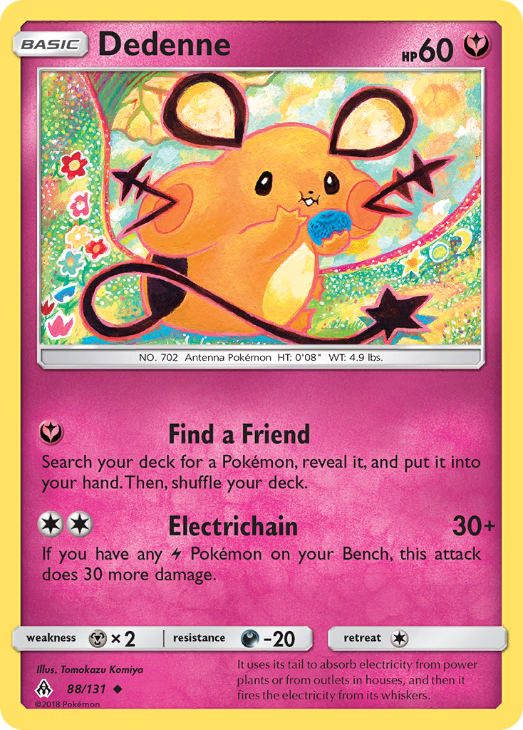 Dedenne (88/131) [Sun & Moon: Forbidden Light] | Chromatic Games