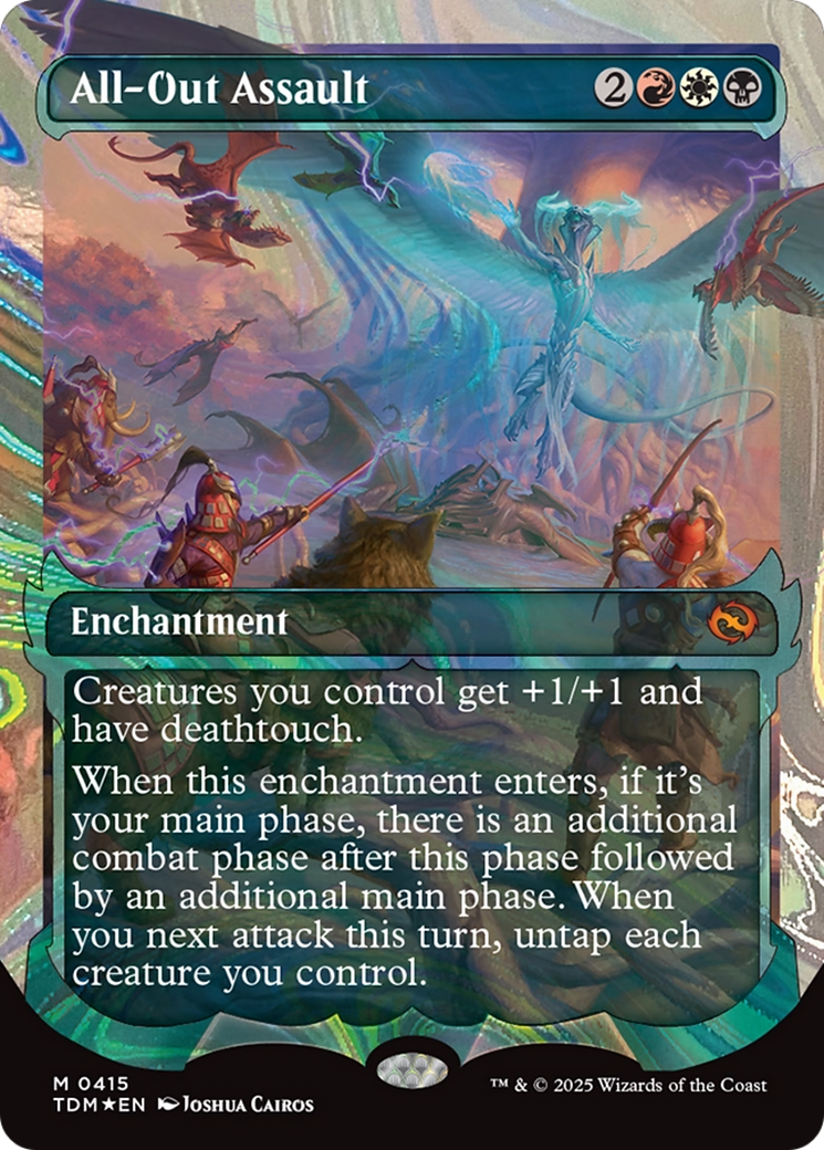 All-Out Assault (Showcase) (Halo Foil) [Tarkir: Dragonstorm] | Chromatic Games