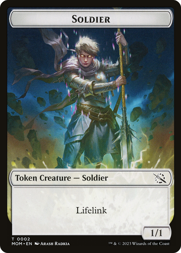 Soldier // Thopter Double-Sided Token [March of the Machine Tokens] | Chromatic Games