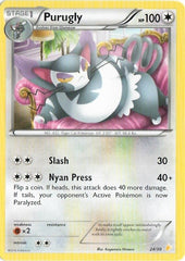 Purugly (24/30) [XY: Trainer Kit 3 - Pikachu Libre] | Chromatic Games