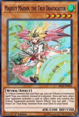Majesty Maiden, the True Dracocaster [FIGA-EN052] Super Rare | Chromatic Games